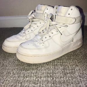 Nike Air Force 1 White High Top Sneakers